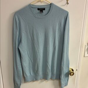 Banana Republic Men's Sky Blue Crewneck Sweater Luxury Blend in Sz M